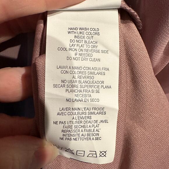 NWT Reverie Semi-Formal Mauve Dress Size 14 Strapless Short Sheer Pretty Femme - Picture 5 of 10